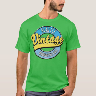 T-shirt Logo rétro de Seattle Washington State