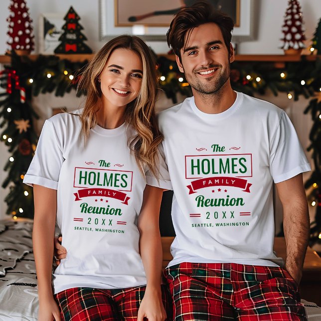 T-shirt Logo Retro Moderne Famille Reunion (Créateur téléchargé)