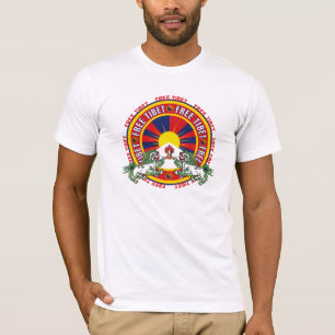 T-shirt Logo rond libre du Thibet