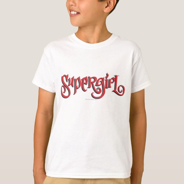 T-shirt Logo rouge Supergirl (Devant)