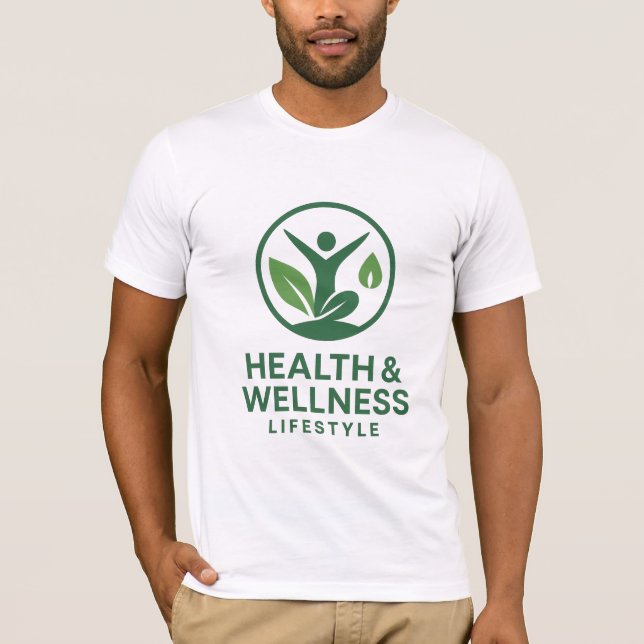 T-shirt Logo Santé & Bien-être Lifestyle | Fitness (Devant)