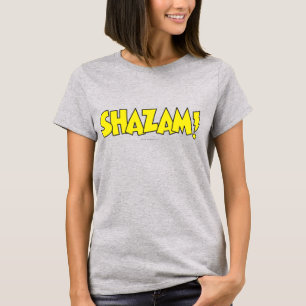 T-shirt Logo Shazam Jaune