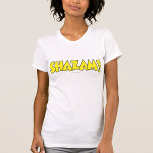 T-shirt Logo Shazam Jaune
