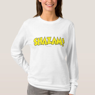 T-shirt Logo Shazam Jaune