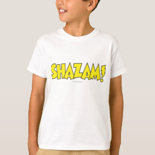 T-shirt Logo Shazam Jaune