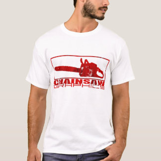T-shirt Logo simple de graphiques de tronçonneuse