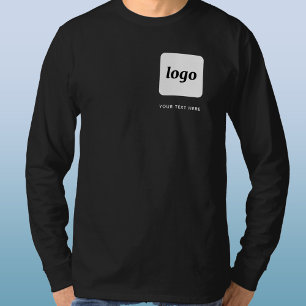 T-shirt Logo simple et texte Business Crest promotionnel