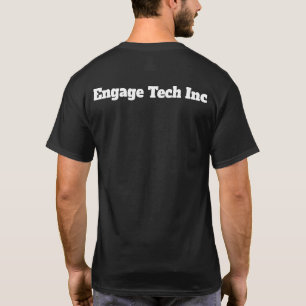 T-shirt Logo simple personnalisé Nom de l'entreprise Emplo