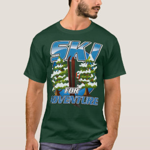 T-shirt Logo Ski pour voyage aventure