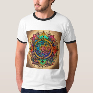 T-shirt Logo spirituel mystique et magique - Style tatouag