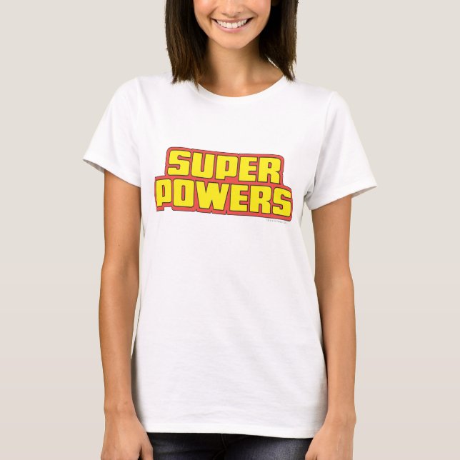 T-shirt Logo Super Powers™ Jaune (Devant)