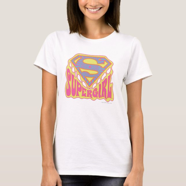 T-shirt Logo Super Supergirl (Devant)