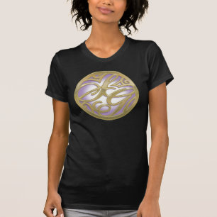 T-shirt Logo Supergirl Gold & Purple Circle