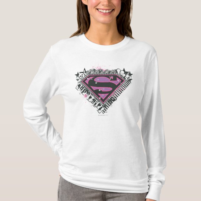T-shirt Logo Supergirl Pins (Devant)
