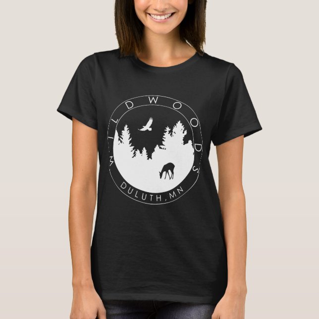T-shirt Logo T (couleurs foncées) de Wildwoods des femmes (Devant)