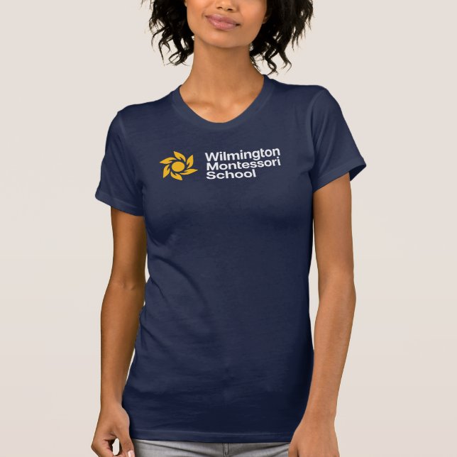 T-shirt Logo T de la marine féminine (Devant)