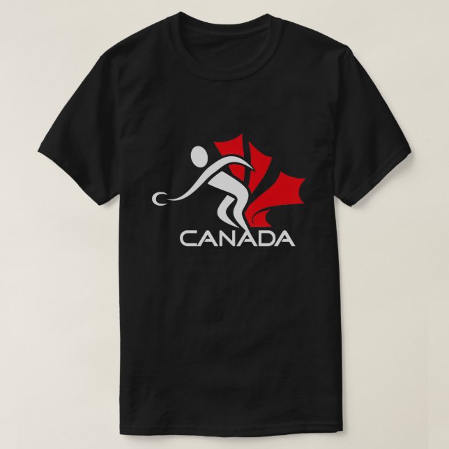 T-SHIRT LOGO TABLE TENNIS CANADA (Design devant)