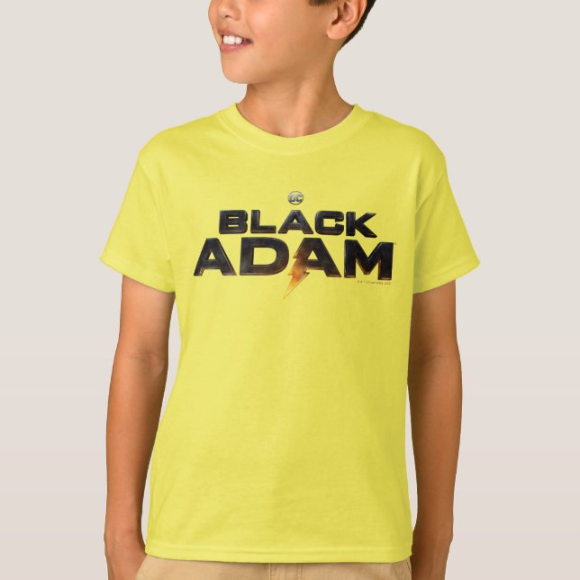 T-shirt Logo théâtral Black Adam (Devant)