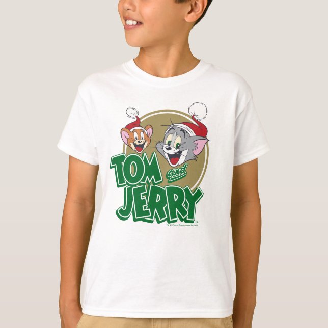 T-shirt Logo Tom et Jerry Holiday (Devant)