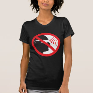 T-shirt Logo universel de demande d'intimité