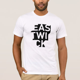 T-shirt Logo vert en noir pour hommes Tee