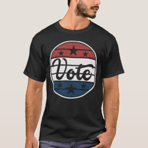 T-shirt Logo Votez les étoiles et les rayures patriotiques