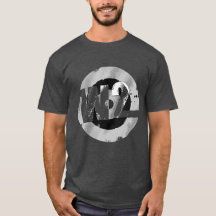 Logo W2 Band Tee hommes noir et blanc