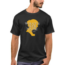 T-shirt Logo What'sHerName - noir homme