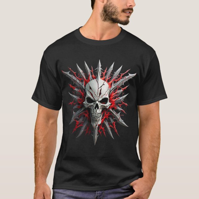T-shirt Logos métalliques pour libérer votre côté sombre (Devant)