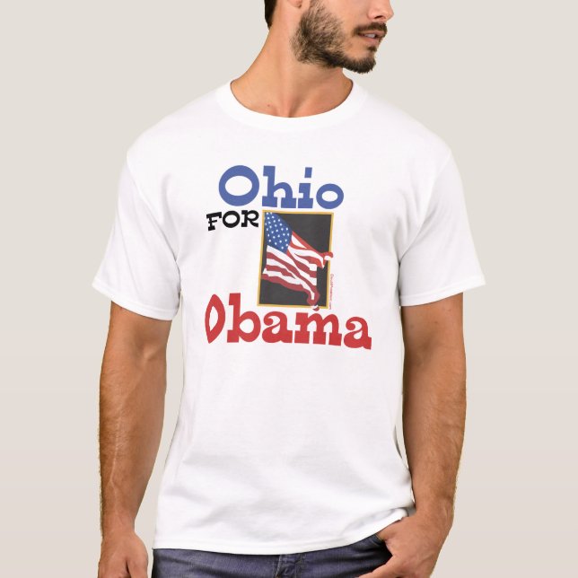 T-shirt L'Ohio pour le tee - shirt d'Obama (Devant)