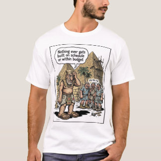 T-shirt Loi de Chéops Projet de gestion drôle