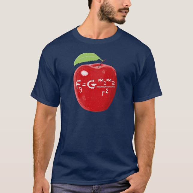 T-shirt Loi d'Isaac Newton de professeur de Sciences de la (Devant)