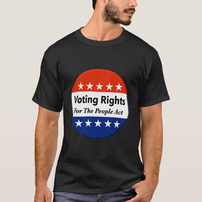 T-shirt Loi Sur Les Droits De Vote Pour Le Peuple (Devant)