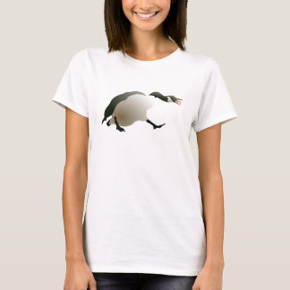 T-shirt L'oie en colère choisit la violence