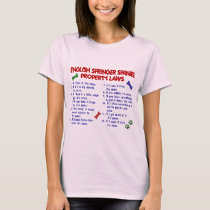 T-shirt Lois 2 de propriété d'ÉPAGNEUL de SPRINGER ANGL