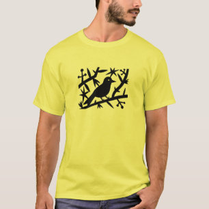 T-shirt L'oiseau dans un échange de bons procédés de temps