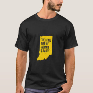 T-shirt L'Oiseau De L'Indiana Est Larry Funny Indiana M