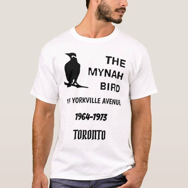 T-SHIRT L'OISEAU DU MYNAH (Devant)