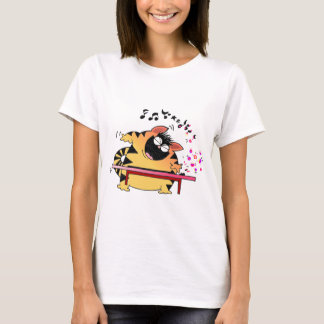 T-shirt LOL Cats | Chat de musique gras