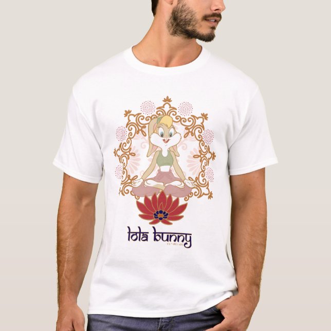 T-shirt Lola Bunny Yoga Lotus Pose (Devant)