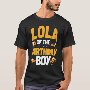 T-shirt Lola De L'Anniversaire Garçon Anniversaire Travail
