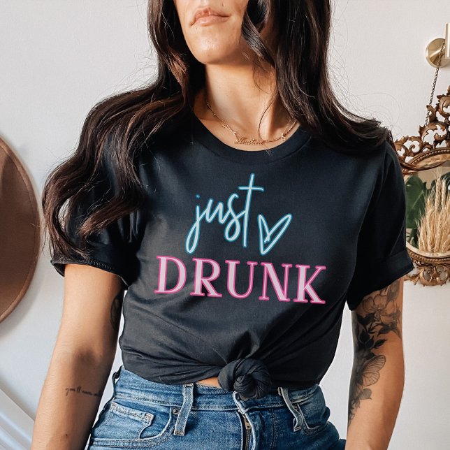 T-shirt LOLA ivre amoureuse juste ivre néon enterrement de (Créateur téléchargé)