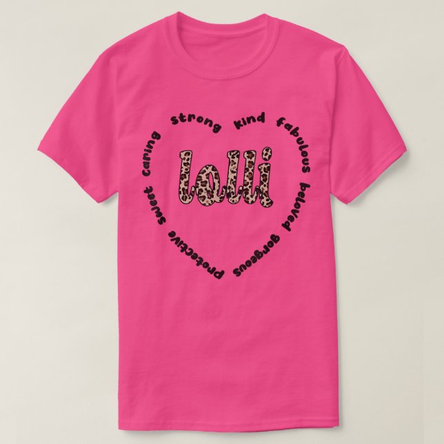 T-shirt Lolli Grand-mère Appréciation Lolli Grand-mère Coe (Design devant)