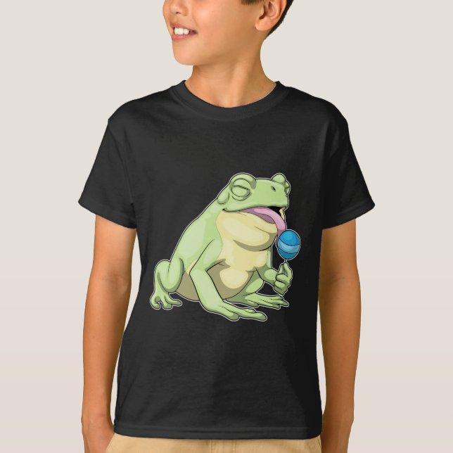 T-shirt Lollipop de grenouille (Devant)