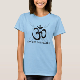 T-shirt l'OM, EST OÙ LE COEUR EST
