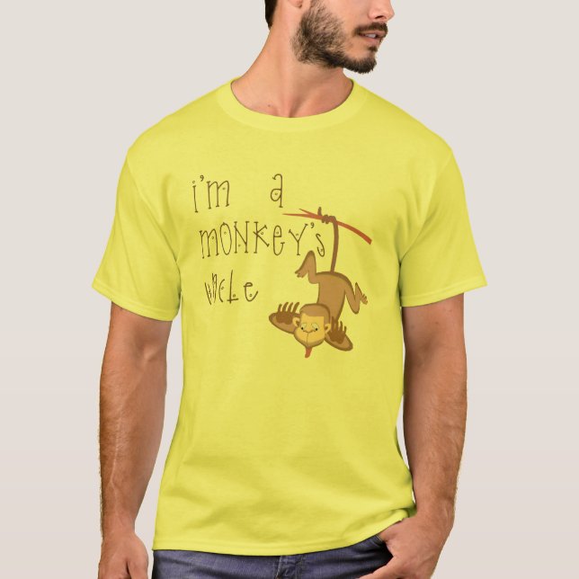 T-shirt L'oncle du singe (Devant)
