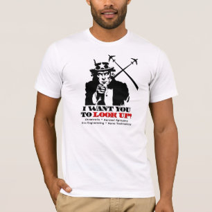 T-shirt L'Oncle Sam indique je veux que vous recherchiez