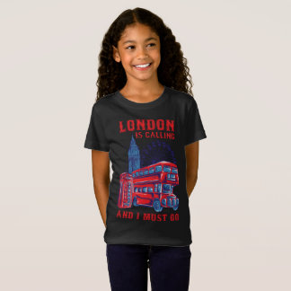 T-Shirt Londres appelle le cru Angleterre de voyage de