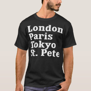 T-shirt Londres Paris Tokyo St. Pete