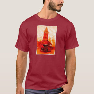 T-shirt Londres Red Bus & Big Ben